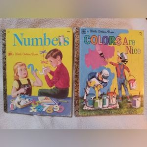 Lot of 2 Little Golden Books